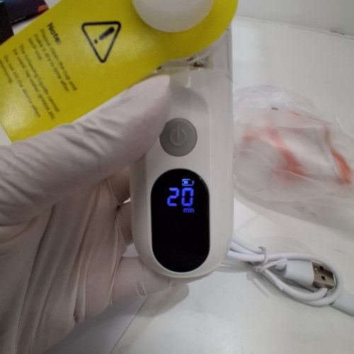 PIEZOELECTRIC MESH RECHARGEABLE 3-SPEED NEBULIZER - CREAM (MODEL: KS015) image 2