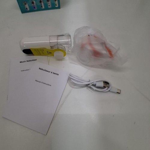 PIEZOELECTRIC MESH RECHARGEABLE 3-SPEED NEBULIZER - CREAM (MODEL: KS015) image 3