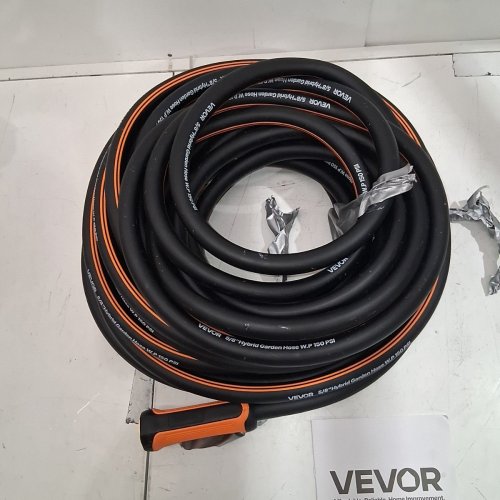VEVOR HYBRID GARDEN HOSE 150 PSI - 75FT - BLACK / ORANGE (MODEL: FYSS75FT) image 2