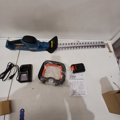 SENIX 40 V CORDLESS HEDGE TRIMMER KIT - 40 V - 18" - BLUE / BLACK (MODEL: HTX2-M) image 3