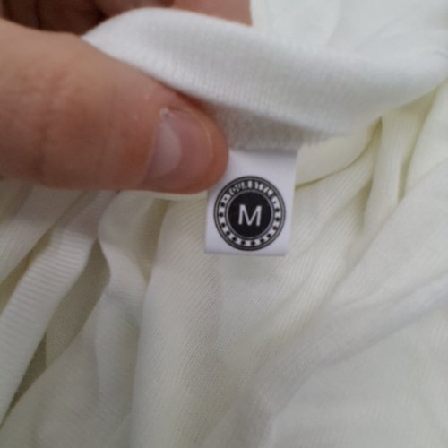 WOMEN'S YOURSTYLE 3/4 SLEEVE OPEN FRONT CARDIGAN - MEDIUM - WHITE image 2