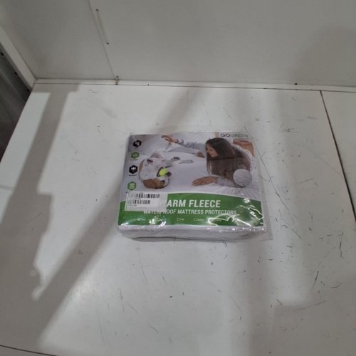 GOGREEN WARM FLEECE WATERPROOF MATTRESS PROTECTOR - TWIN - WHITE image 2