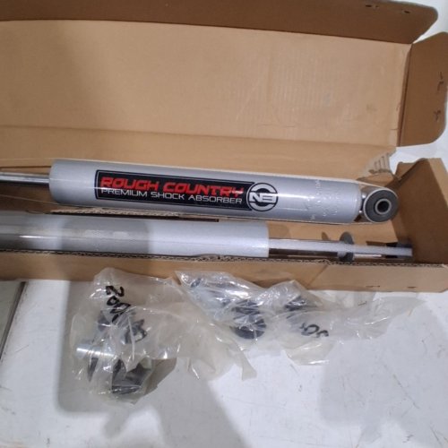 ROUGH COUNTRY N3 FRONT SHOCK ABSORBERS FOR 07-18 JEEP WRANGLER - 3-4.5" - WHITE (MODEL:23148 ) image 4