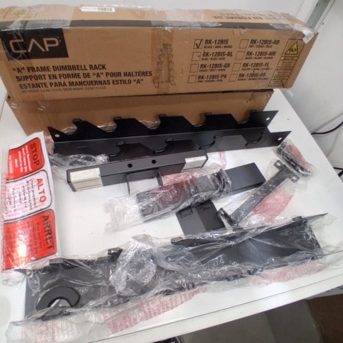 CAP A-FRAME DUMBBELL RACK - BLACK (MODEL: RK-12BIS) image 2