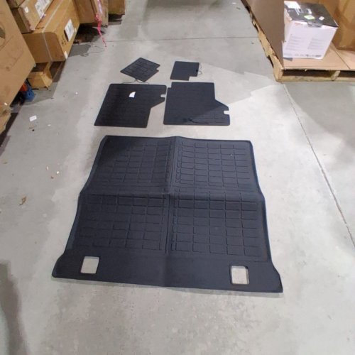 FILLINES ALL-WEATHER CARGO MAT WITH BACKREST LINER FOR 2010 TO 2024 TOYOTA 4RUNNER - BLACK image 2