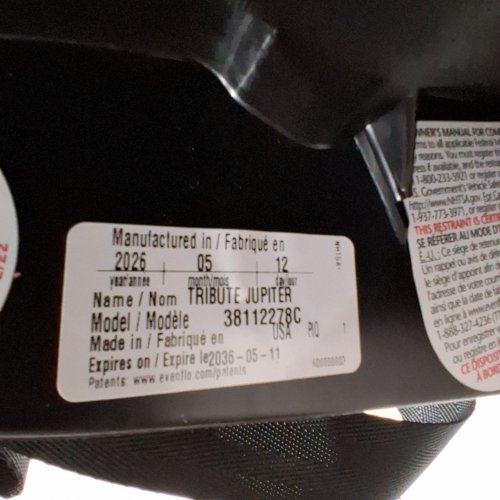EVENFLO TRIBUTE CONVERTIBLE CAR SEAT - RED/BLACK image 2