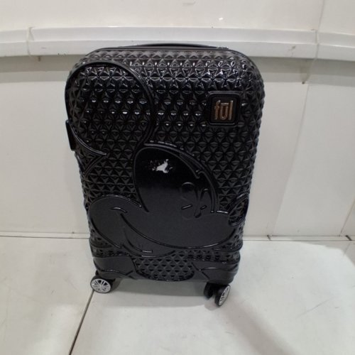 FUL LUGGAGE DISNEY MICKEY MOUSE HARD SHELL CARRY ON ROLLING LUGGAGE - 21" - BLACK image 5