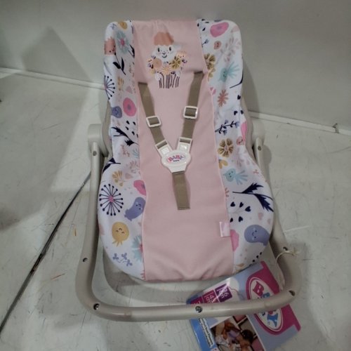 BABY BORN BABY CAR SEAT FLOWERS FOR 14.2" AND 16.9" DOLLS - CREAM/PINK/WHITE/PURPLE (MODEL: 838518) image 2