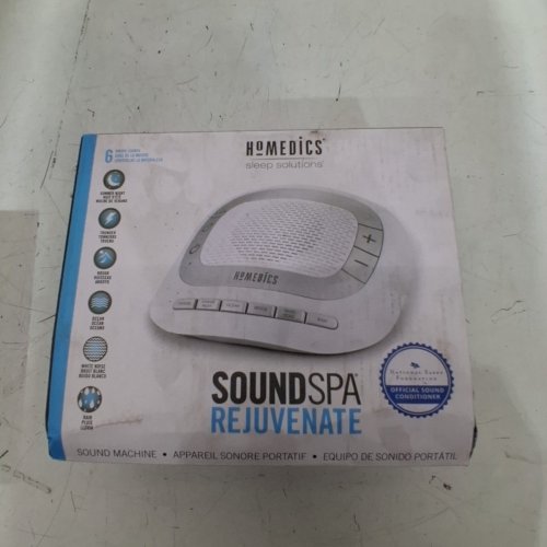 HOMEDICS PORTABLE SOUND SPA WITH 6 NATURE SOUNDS - WHITE - (MODEL:SS-2025C) image 2