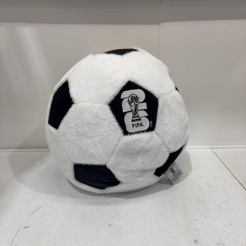 FIFA® WORLD CUP DECORATIVE PLUSH FOOTBALL/SOCCER CUSHION - 15" - BLACK/WHITE (MODEL: 1991360) image 2