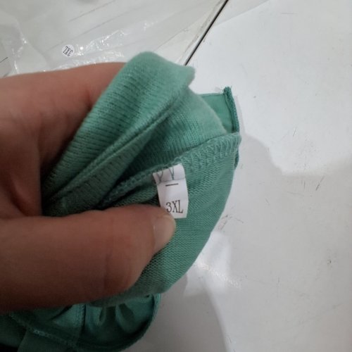 MEN'S LONG SLEEVE 1/4 ZIP SHIRT - 3XL - GREEN image 2