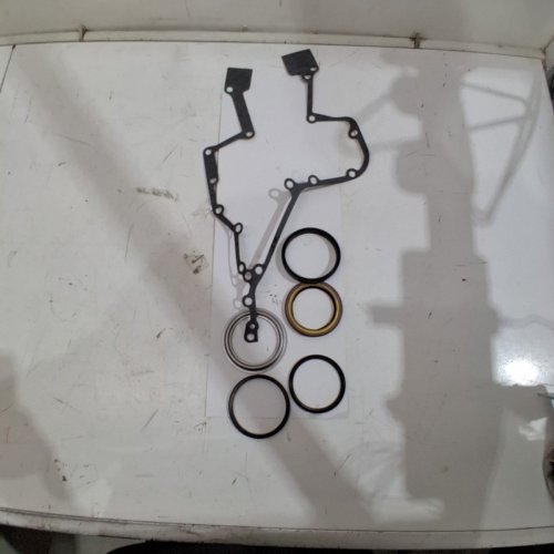 FEL-PRO TIMING COVER GASKET SET - 5.9L CUMMINS DIESEL ENGINE - GREY/BLACK (MODEL: TCS 45994) image 2