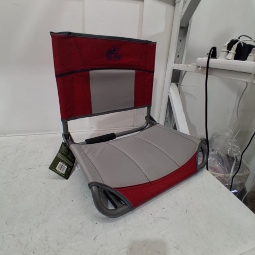 FOLDING SUSPENDED STADIUM CHAIR SEAT - RED AND GRAY (MODEL: HDB-30A) image 3