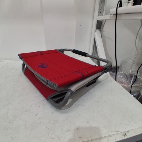 FOLDING SUSPENDED STADIUM CHAIR SEAT - RED AND GRAY (MODEL: HDB-30A) image 5