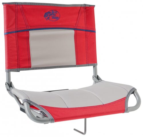 FOLDING SUSPENDED STADIUM CHAIR SEAT - RED AND GRAY (MODEL: HDB-30A) image 2