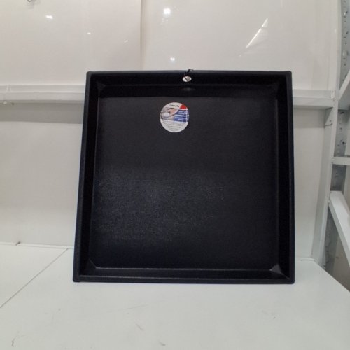 ASURITY 24" X 24" PLASTIC DRAIN PAN - BLACK (MODEL: 6-2424L) image 2