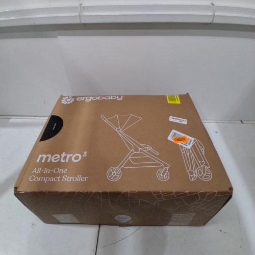 ERGOBABY METRO 3 COMPACT ALL IN ONE COMPACT LIGHTWEIGHT TRAVEL BABY STROLLER - ONYX BLACK (MODEL: METRO3ONYX) image 2