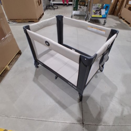 GRACO PACK N' PLAY PORTABLE FOLDABLE PLAYARD - GREY/BLACK (MODEL: 2084226) image 3