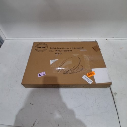 GARVEE ELONGATED SOFT CLOSE EASY CLEAN PLASTIC TOILET SEAT - 19" - WHITE - (MODEL: PHO_11GXK800) image 4