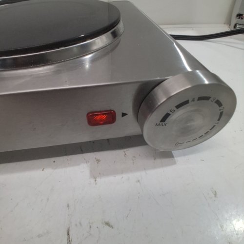 SALTON PORTABLE INFRARED DOUBLE BURNER COOKTOP - 1800W/7.4" BURNERS - STAINLESS STEEL (MODEL: HP1269) image 3