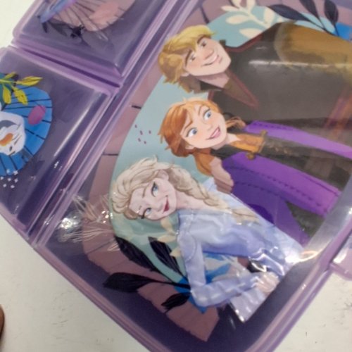 CHILDREN'S LUNCH BOX WITH 4 COMPARTMENTS - PURPLE - FROZEN image 3