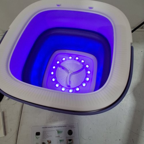 FOLDABLE WASHING MACHINE - 36W - 16 L - PURPLE AND WHITE (MODEL: FOLDABLE WASHING MACHINE) image 2
