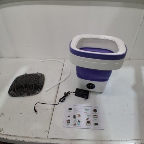FOLDABLE WASHING MACHINE - 36W - 16 L - PURPLE AND WHITE (MODEL: FOLDABLE WASHING MACHINE) image 4