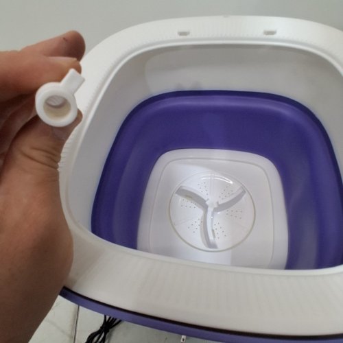 FOLDABLE WASHING MACHINE - 36W - 16 L - PURPLE AND WHITE (MODEL: FOLDABLE WASHING MACHINE) image 5