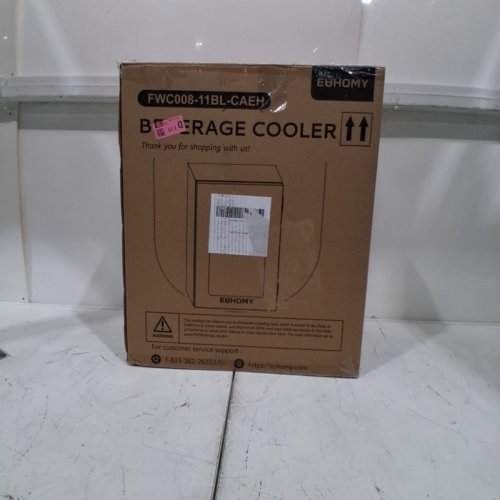 EUHOMY 24 CANS BEVERAGE REFRIGERATOR COOLER - 18L - BLACK (MODEL:FWC008-11) image 8
