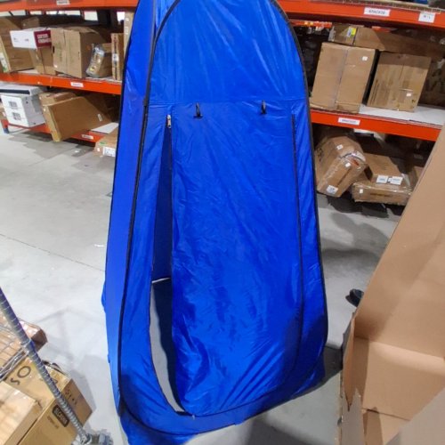 CAMPING PORTABLE POP-UP PRIVACY TENT CHANGING ROOM WITH UV PROTECTION - 6FT - BLUE image 2