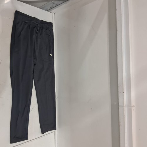 BOYS' ATHLETIC WORKS JOGGING PANTS - MEDIUM (7-8) - BLACK image 2