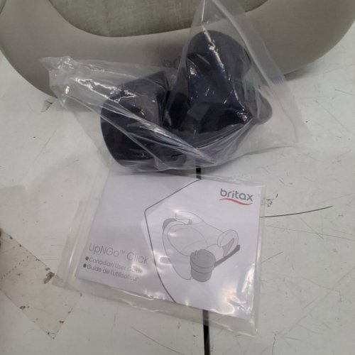 BRITAX UPNGO CLICK BACKLESS BOOSTER CAR SEAT WITH RIGID LUAS - 120 LBS - LIGHT GREY (MODEL:E1D487A) image 5