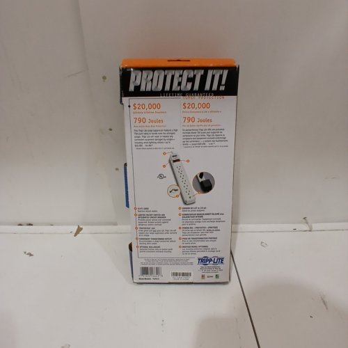 TRIPP LITE 6-OUTLET SURGE PROTECTOR POWER BAR WITH 15FT CORD - 790 JOULES - (MODEL: TLP615) image 4