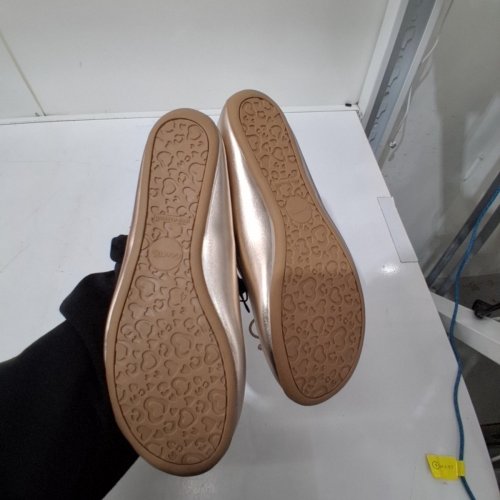 GIRLS' GEORGE BALLET FLATS - 4 - GOLD (STYLE: 61POLLYY26) image 5
