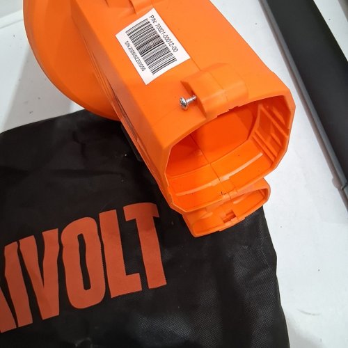 AIVOLT CORDLESS LEAF VACUUM BLOWER MULCHER WITH 40L BAG - TOOL ONLY - 40V - ORANGE/BLACK image 4