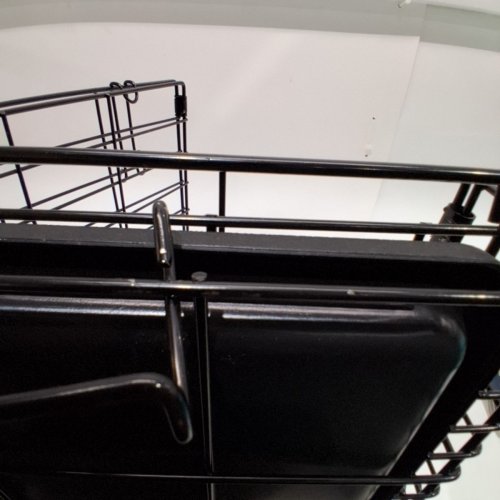 SINGLE DOOR FOLDING DOG CRATE - 18" X 12.4" X 15" - BLACK image 5
