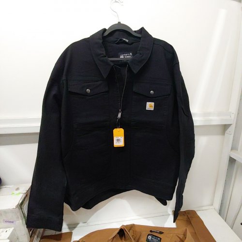 MEN'S CARHARTT RUGGED FLEX DUCK BERWICK JACKET -2XL - BLACK (STYLE: 105748) image 3