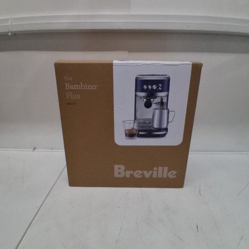 BREVILLE BAMBINO PLUS ESPRESSO/COFFEE MACHINE - BLACK (MODEL: BES500DBL1BCA1) image 6