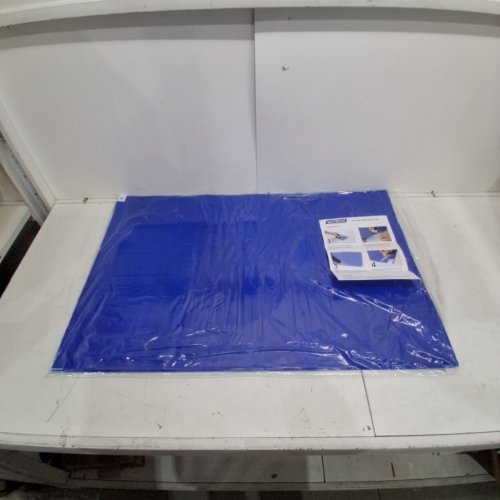 4PK SATECH STICKY TACKY ADHESIVE MAT FOR PROTECTING FLOORS - 24" X 36" - 30 SHEETS EACH - BLUE 120 SHEETS TOTAL image 2