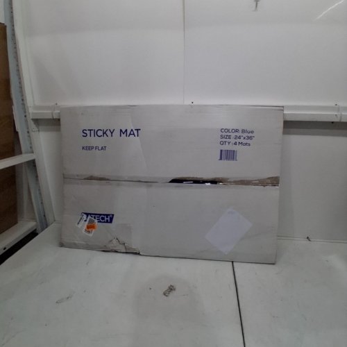 4PK SATECH STICKY TACKY ADHESIVE MAT FOR PROTECTING FLOORS - 24" X 36" - 30 SHEETS EACH - BLUE 120 SHEETS TOTAL image 5