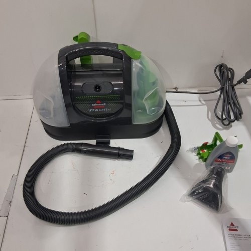 BISSELL LITTLE GREEN PORTABLE CARPET & UPHOLSTERY CLEANER - 40OZ - GREY/GREEN image 3