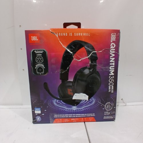 JBL QUANTUM 350 WIRELESS GAMING HEADSET, QUANTUMSOUND SIGNATURE, DETACHABLE BOOM MIC (MODEL:‎‎JBLQ350WLBLKAM) image 4