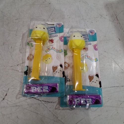 2 BANANA SQUISHMELLOW PEZ CANDY DISPENSERS - GRAPE FLAVOR image 3