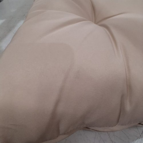 TUFTED BACK/SEAT CUSHION - 24" X 16" - BEIGE image 3