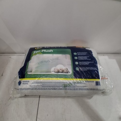 SERTA ZEN PLUSH PILLOW - STANDARD - WHITE (MODEL: ZEN PLUSH) image 4