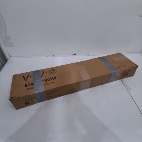 VIVO MOBILE TV DISPLAY FLOOR STAND HEIGHT ADJUSTABLE MOUNT W/WHEELS FOR FLAT PANEL LED LCD PLASMA SCREEN 13" TO 42" (MODEL: STAND-TV07W) image 4