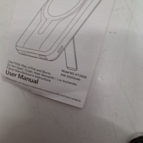 AZMUTH MAGNETIC POWER BANK FOR MAGSAFE BATTERY 10000 MAH - 20W - WHITE (MODEL: KT-D022) image 4