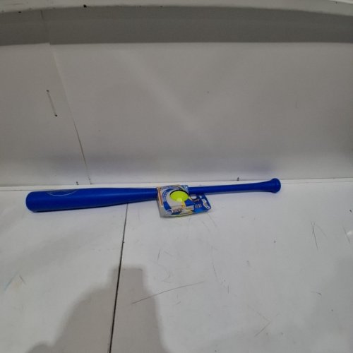 BLITZ BALL PLASTIC BASEBALL BAT WITH BALL, 33", BLUE image 2