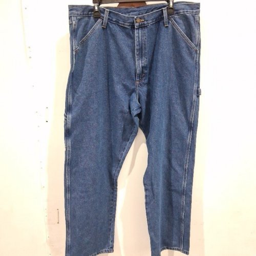 MEN'S WRANGLER RUSTLER STRAIGHT LEG CARPENTER JEANS - 38W X 32L - BLUE (STYYLE: 10E7685DS) image 2