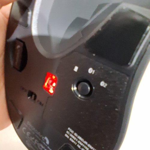 PROTOARC ERGONOMIC VERTICAL MOUSE - BLACK/ORANGE (MODEL:EM11 NL) image 2